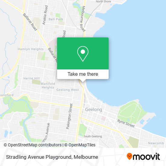 Stradling Avenue Playground map