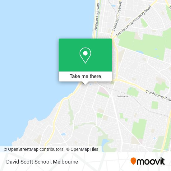 David Scott School map