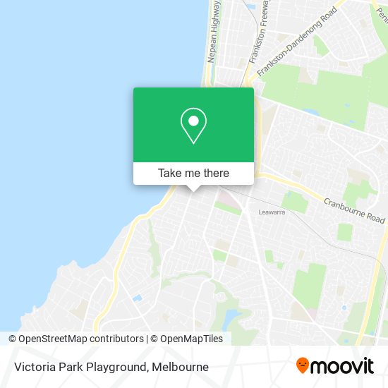 Mapa Victoria Park Playground