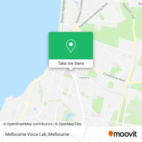 Melbourne Voice Lab map