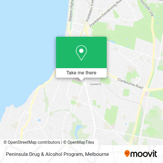 Mapa Peninsula Drug & Alcohol Program