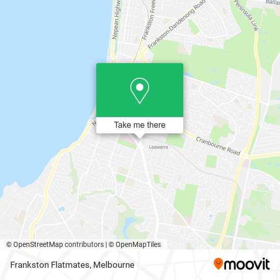Frankston Flatmates map