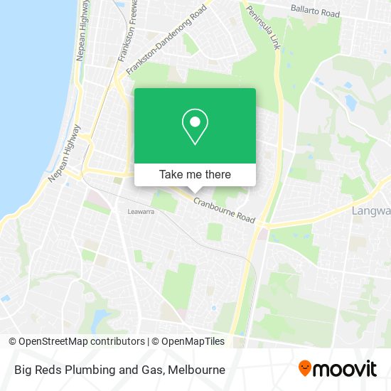 Big Reds Plumbing and Gas map