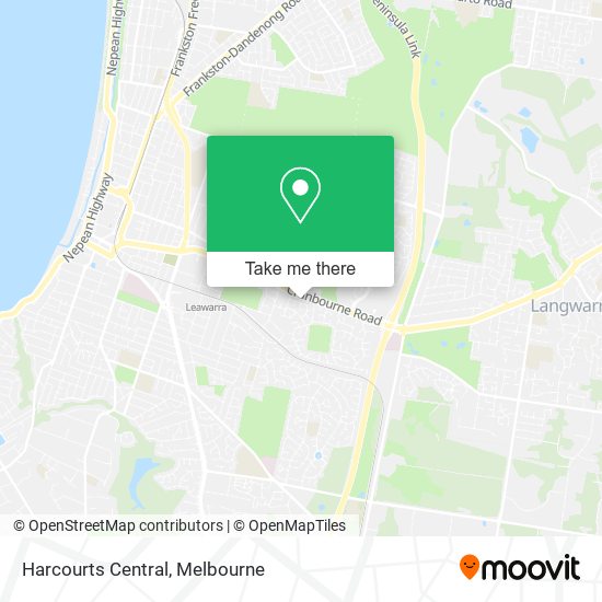 Harcourts Central map