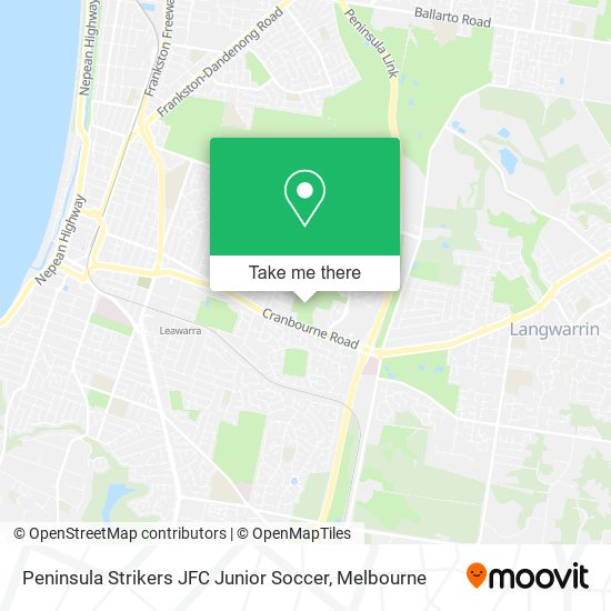 Peninsula Strikers JFC Junior Soccer map