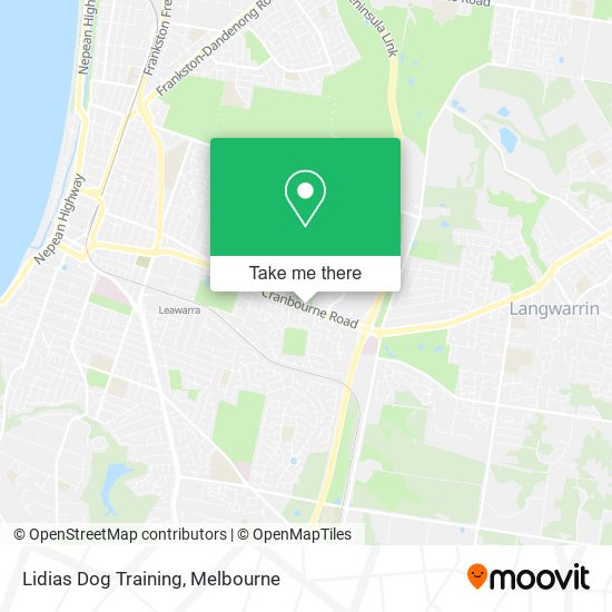 Lidias Dog Training map