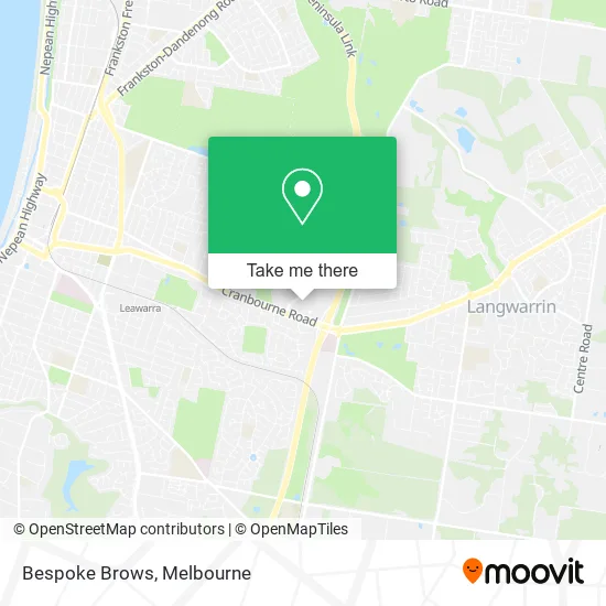 Bespoke Brows map