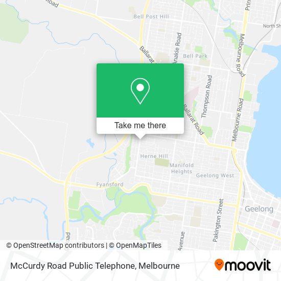 McCurdy Road Public Telephone map