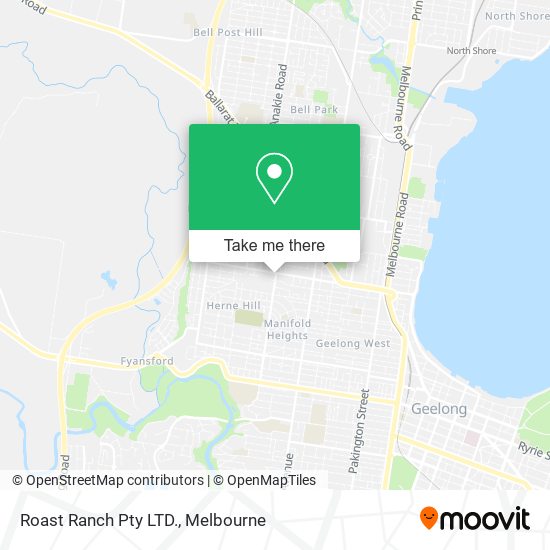 Roast Ranch Pty LTD. map