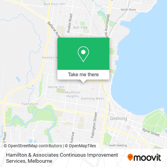 Hamilton & Associates Continuous Improvement Services map