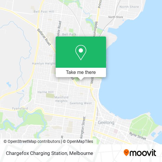 Chargefox Charging Station map