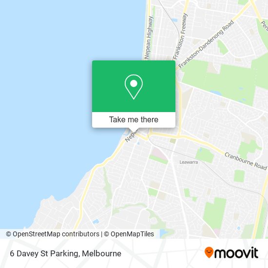 6 Davey St Parking map