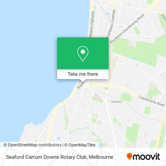 Mapa Seaford Carrum Downs Rotary Club