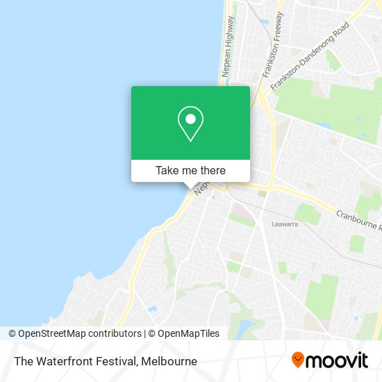 The Waterfront Festival map