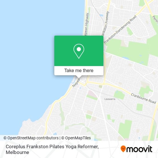 Coreplus Frankston Pilates Yoga Reformer map