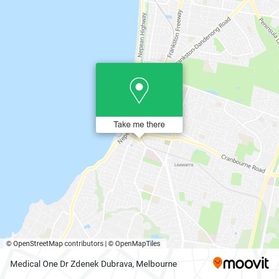 Medical One Dr Zdenek Dubrava map
