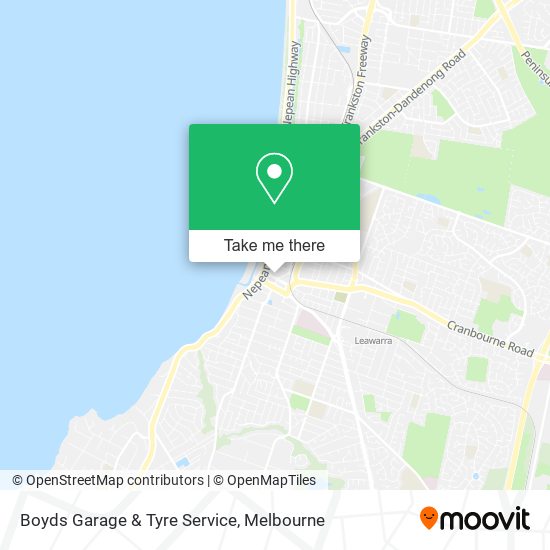 Mapa Boyds Garage & Tyre Service