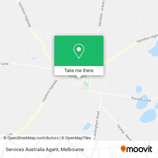 Services Australia Agent map
