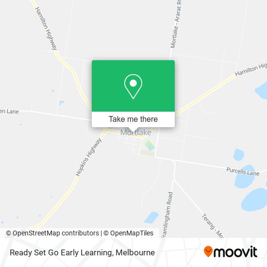 Ready Set Go Early Learning map