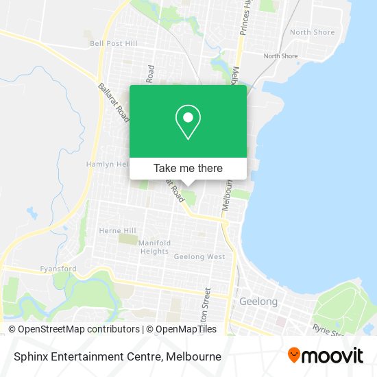 Sphinx Entertainment Centre map