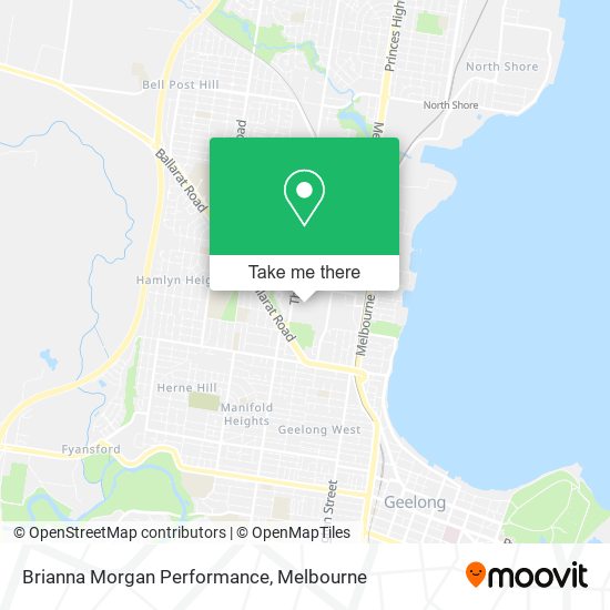 Brianna Morgan Performance map