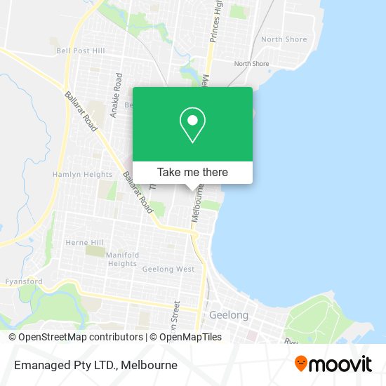 Emanaged Pty LTD. map