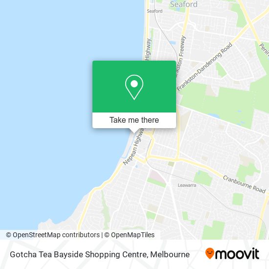 Gotcha Tea Bayside Shopping Centre map