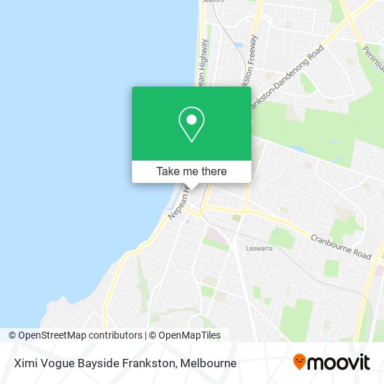Ximi Vogue Bayside Frankston map