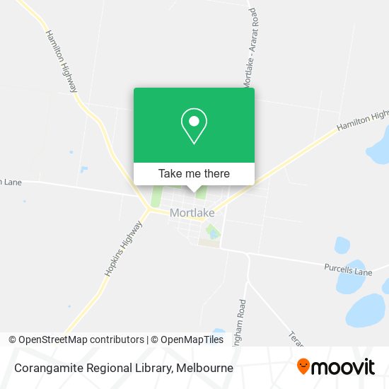 Corangamite Regional Library map