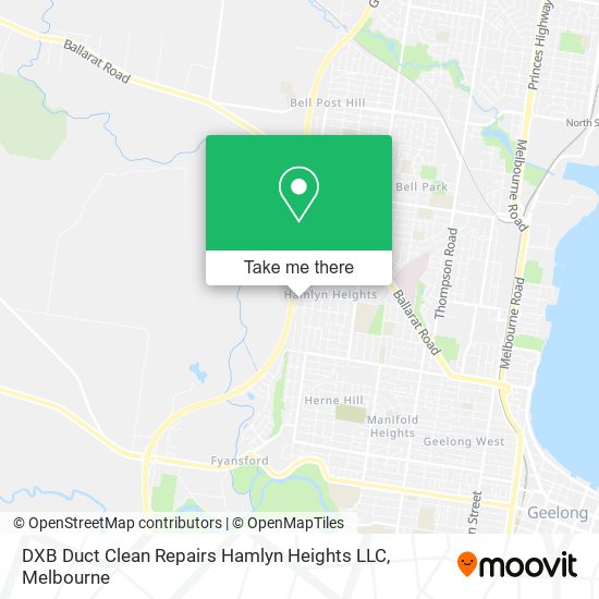 DXB Duct Clean Repairs Hamlyn Heights LLC map