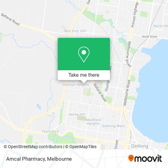 Amcal Pharmacy map