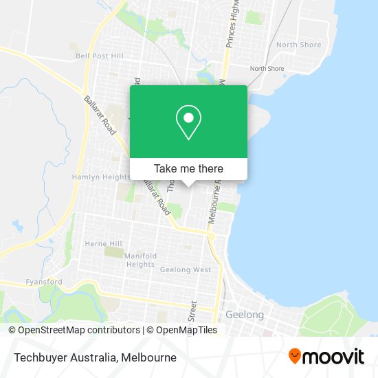 Mapa Techbuyer Australia