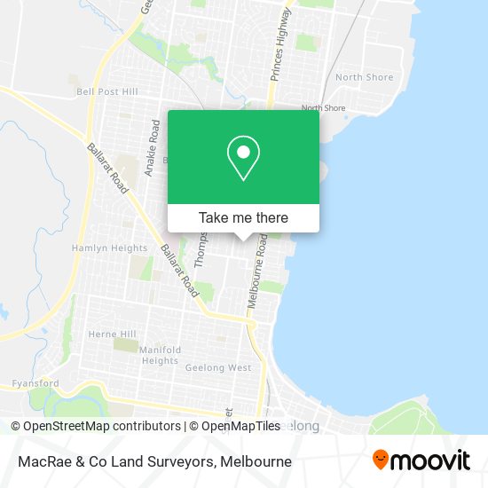 MacRae & Co Land Surveyors map