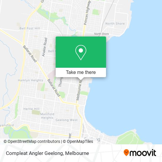 Compleat Angler Geelong map