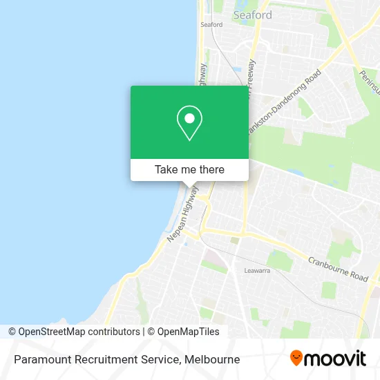 Mapa Paramount Recruitment Service