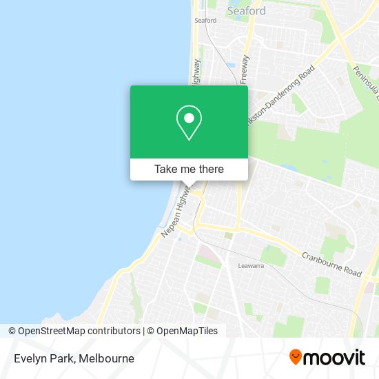 Evelyn Park map