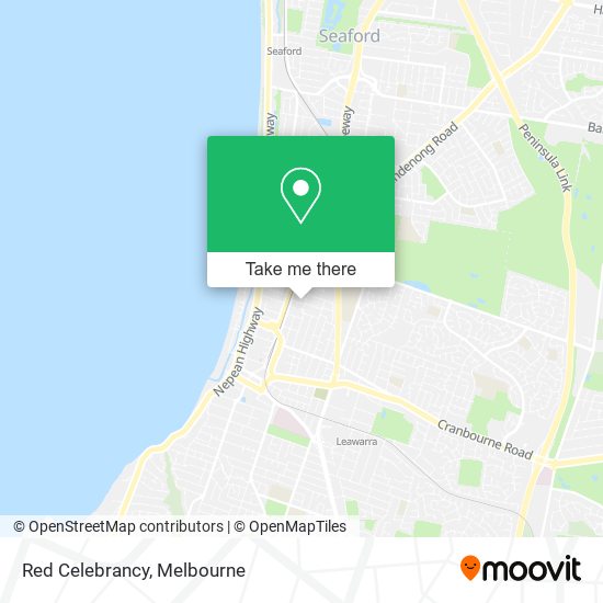Red Celebrancy map