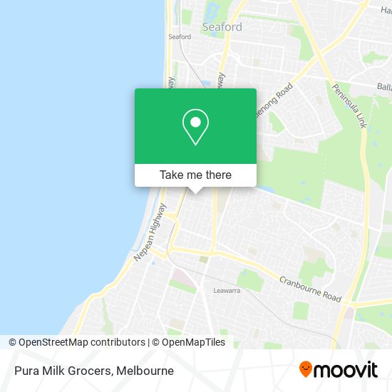 Pura Milk Grocers map