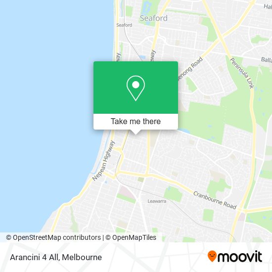 Arancini 4 All map