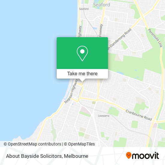 About Bayside Solicitors map