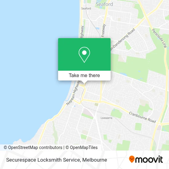 Mapa Securespace Locksmith Service