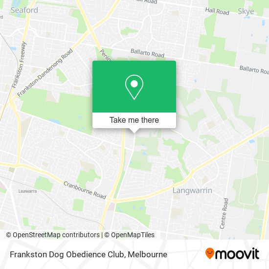 Frankston Dog Obedience Club map