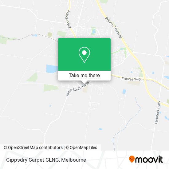 Gippsdry Carpet CLNG map