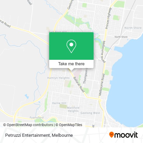Petruzzi Entertainment map