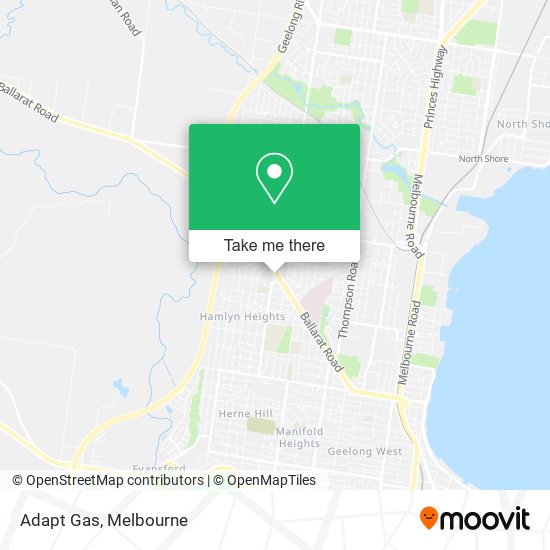 Adapt Gas map