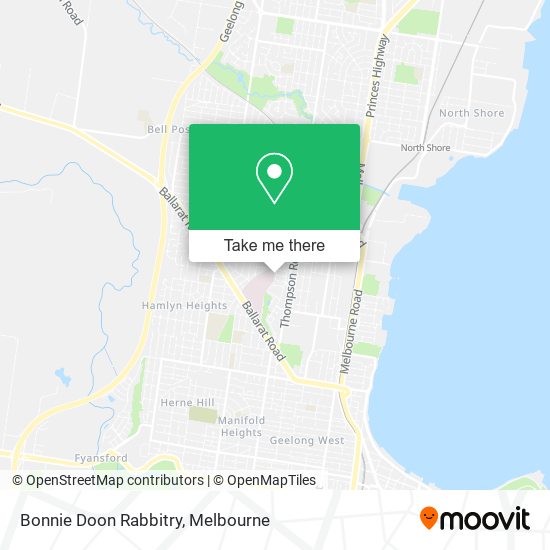 Bonnie Doon Rabbitry map