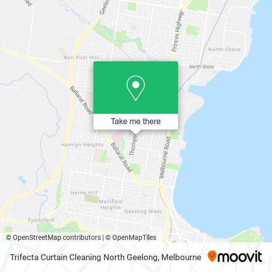 Trifecta Curtain Cleaning North Geelong map