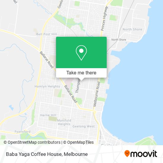 Baba Yaga Coffee House map