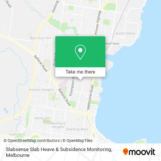 Mapa Slabsense Slab Heave & Subsidence Monitoring