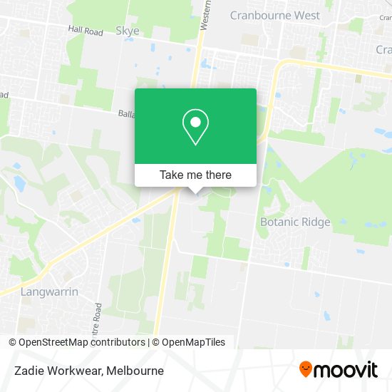 Zadie Workwear map